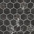 © Natural Art - Abstract background in honeycomb pattern on smoked color marble floor