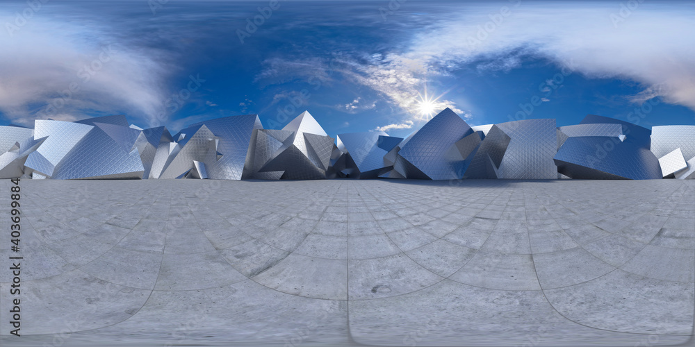 cubeworld 360° x 180° vr panorama