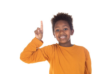 Wall Mural - Funny kid with afro hair