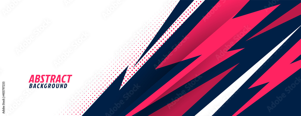 stylish sports background with geometric sharp shapes