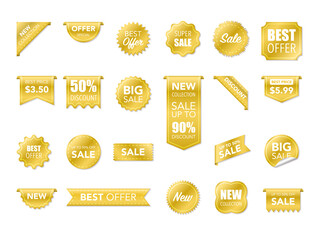 Best choice tags. Labels isolated on white background. Best choice 3d ribbon banners. Sale promotion, website stickers, new offer badge collection. Vector illustration