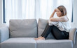 © Basicdog - Asian woman is stressed, Depression.