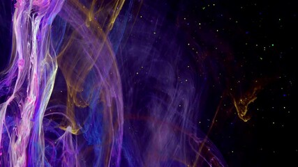Wall Mural - Color Liquid in dynamic flow.