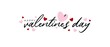 © vitalii - Valentines day background with heart pattern and typography of happy valentines day text . Vector illustration. Wallpaper, flyers, invitation, posters, brochure, banners.
