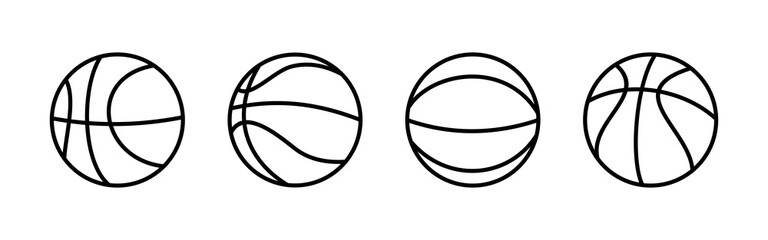 Basketball icon vector. Basketball ball icon. Basketball logo vector icon