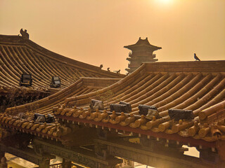 Canvas Print - Beautiful shot of ancient Chinese architecture