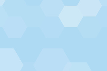 Canvas Print - blue geometric hexagon pattern background