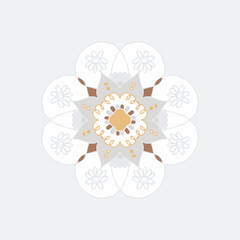 Canvas Print - snowflakes icon illustration