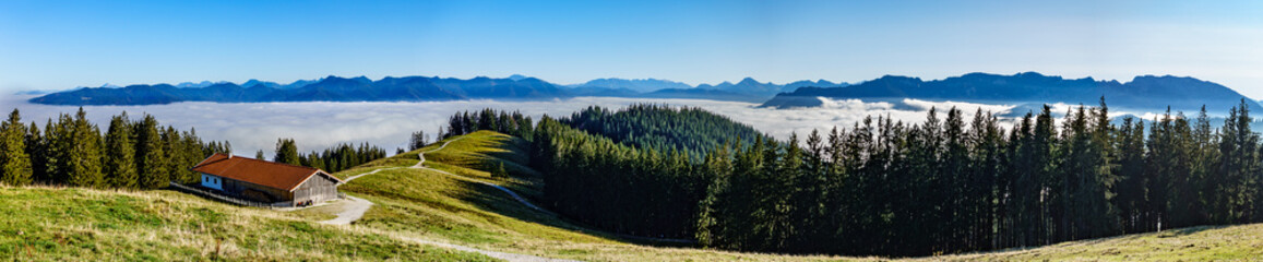 Poster - view at the blomberg mountain in Germany