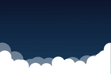 Wall Mural - blue sky background