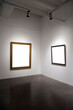 © eastfenceimage - A blank picture frame in the exhibition room