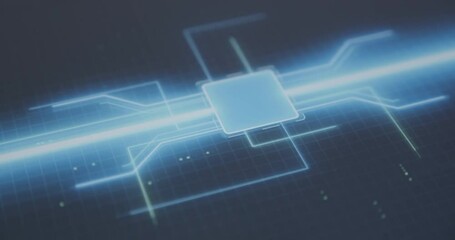 Wall Mural - finger of person starts modern network application on the tablet