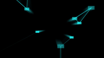 Wall Mural - Technology Abstract Geometric Background