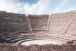 Antikes Theater in Pompei bei Neapel in Italien