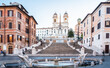 Piazza di Spagna mit der Spanischen Treppe in Rom, Italien