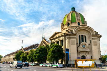 Sticker - View of railway station in La Plata - Buenos Aires Province, Argentina