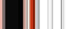 Orange Black Beige Lines, 3d Illustration, Background With Stripes