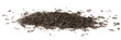 © JethroT - Loose dry black tea from Darjeling, India. Closeup macro isolated on white background. High resolution banner size, full depth of field.