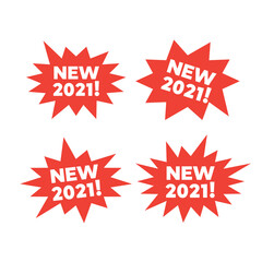 Wall Mural - new stamp set. new sale icon. new red labels.