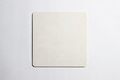 White color coaster. solated for beer or other drinks, cleaned for message