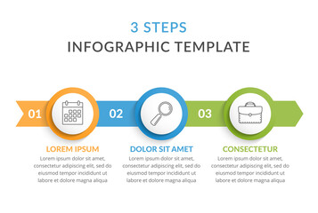 3 Steps - Infographic Template