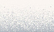 Dissolved filled square dotted vector background or icon with disintegration effect.
