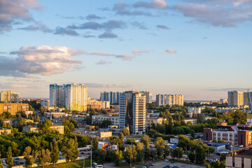 Samara city aerial