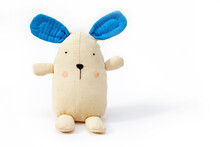 Close-up Of Stuffed Toy Against White Background