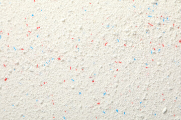 Washing powder on whole background, close up