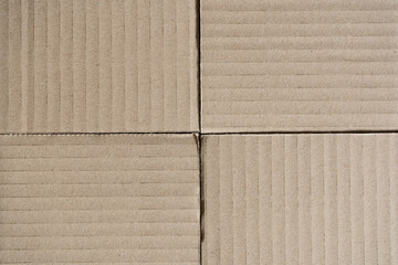 Wall Mural - 4 pieces of cardboard box background