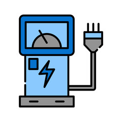 Wall Mural - Electric charger icon