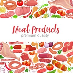 Wall Mural - Gastronomic meat products