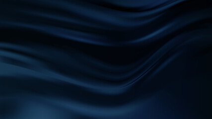 Wall Mural - Blue black silk background Vector drape background