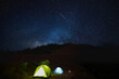© tickcharoen04 - adventure travel from camping and see star and milkyway in summer season