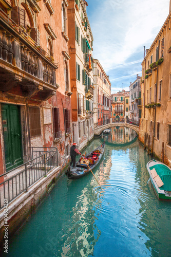 Canal in Venice, Italy © adisa