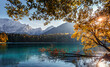 © jenyateua - Impressively beautiful Fairy-tale mountain lake in Alps. Wonderful view of beautiful mountain landscape with calm lake Fusine.