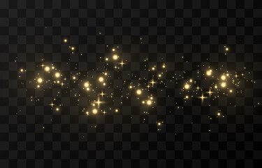 Vector magic glow. Sparkling light, sparkle sparkle Sparkling dust png. Sparkling magical dust. Christmas light.	