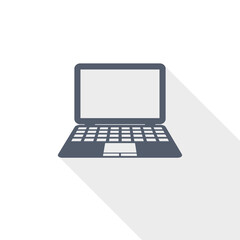 Leinwandbilder - Computer vector icon, flat design illustration in eps 10