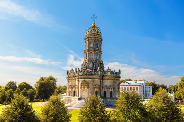 Wall Mural - Settlement Dubrovitsy. Church of the Sign of the Blessed Virgin. Unique monument of Russian architecture of the late XVII – early XVIII centuries. Podolsk, Moscow region, Russia