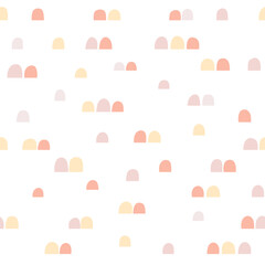 Wall Mural - Seamless pattern with geometric shapes. Trendy texture for nursery decor.