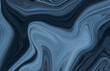 Abstract deep blue Color flow gradient background Liquid marble art texture
