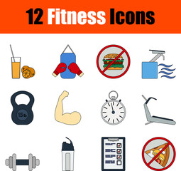 Sticker - Fitness Icon Set