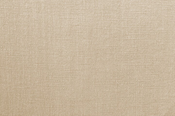 Wall Mural - Brown linen fabric texture background, seamless pattern of textile.
