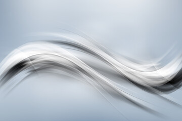 Awesome white and grey abstract background. Futuristic motion waves  design. Interior home decoration.