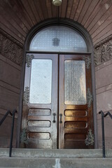 Sticker - old wooden doors