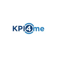 Sticker - Kpi4me Logo Symbols Modern Blue