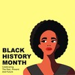 © Slamet - black history month illustration image, this illustration is suitable for posters or advertisements to commemorate the annual black history month.