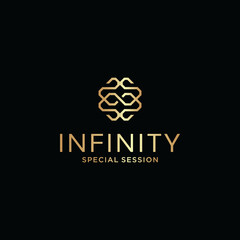 Wall Mural - Initial letter ss with abstract infinity logo Premium Vector