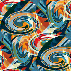 Canvas Print - abstract color pattern in graffiti style. Quality illustration for your design