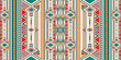 Ikat geometric folklore ornament for ceramics, wallpaper, textile, web, cards. Ethnic pattern. Border ornament. Native american design, Navajo. Mexican motif, Aztec ornament